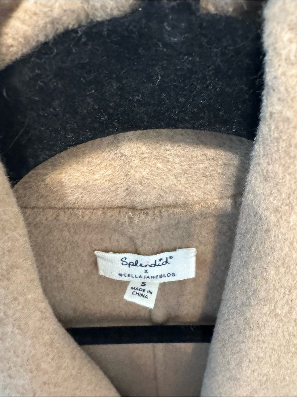 Splendid Camel Shawl-Collar Trench Coatigan - Picture 2 of 4
